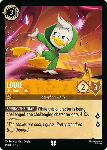 Louie (One Cool Duck) - 1/204 - Uncommon
