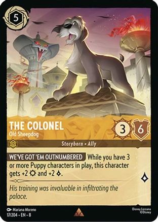 The Colonel (Old Sheepdog) - 17/204 - Rare