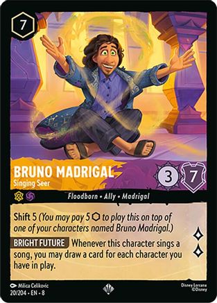 Bruno Madrigal (Singing Seer) - 20/204 - Super Rare