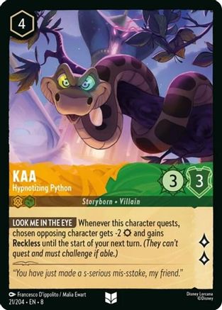 Kaa (Hypnotizing Python) - 21/204 - Uncommon