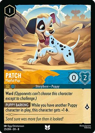 Patch (Playful Pup) - 25/204 - Uncommon