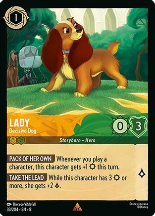 Lady (Decisive Dog) - 33/204 - Rare