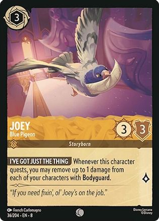 Joey (Blue Pigeon) - 36/204 - Common