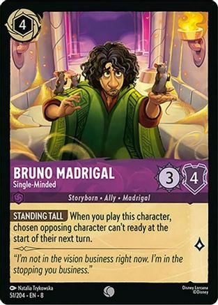 Bruno Madrigal (Single-Minded) - 51/204 - Common
