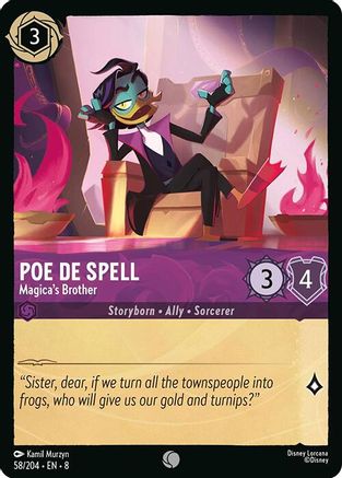 Poe De Spell (Magica's Brother) - 58/204 - Common
