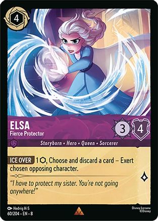 Elsa (Fierce Protector) - 60/204 - Rare