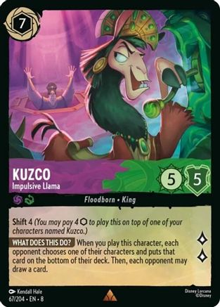 Kuzco (Impulsive Llama) - 67/204 - Rare
