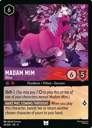 Madam Mim (Rhino) - 69/204 - Uncommon