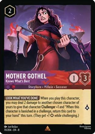 Mother Gothel (Knows What's Best) - 70/204 - Rare