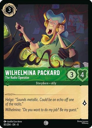 Wilhelmina Packard (The Radio Operator) - 85/204 - Common