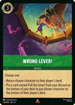 Wrong Lever! - 116/204 - Rare