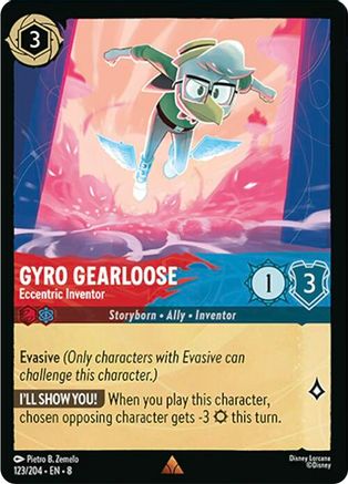 Gyro Gearloose (Eccentric Inventor) - 123/204 - Rare