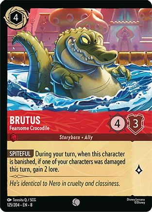 Brutus (Fearsome Crocodile) - 125/204 - Common