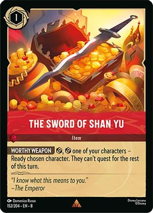 The Sword of Shan Yu - 152/204 - Rare