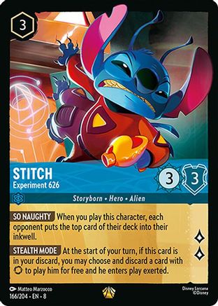Stitch (Experiment 626) - 166/204 - Legendary