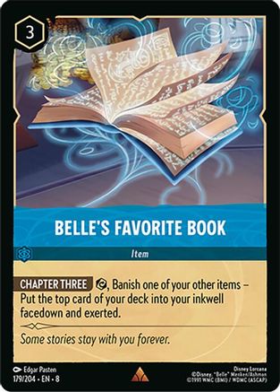 Belle's Favorite Book - 179/204 - Rare