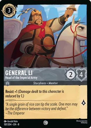 General Li (Head of the Imperial Army) - 187/204 - Common