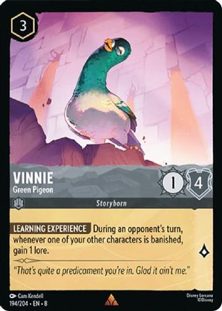 Vinnie (Green Pigeon) - 194/204 - Rare