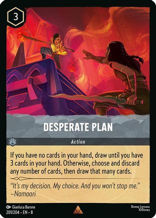 Desperate Plan - 201/204 - Rare
