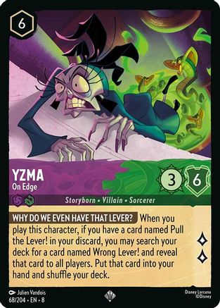 Yzma (On Edge) - 68/204 - Super Rare