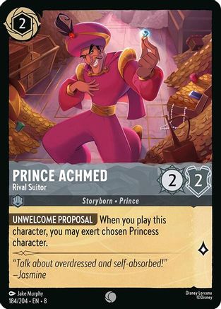 Prince Achmed (Rival Suitor) - 184/204 - Common
