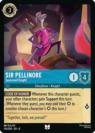 Sir Pellinore (Seasoned Knight) - 154/204 - Uncommon