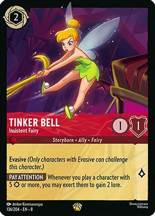 Tinkerbell (Insistent Fairy) - 136/204 - Legendary