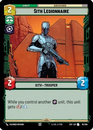 Sith Legionnaire - 081/264 - Uncommon