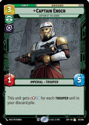 Captain Enoch - Captain of the Guard - 083/264 - Rare