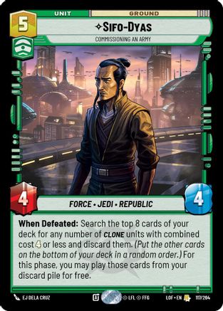 Sifo-Dyas - Commissioning An Army - 117/264 - Rare