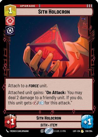 Sith Holocron - 138/264 - Rare