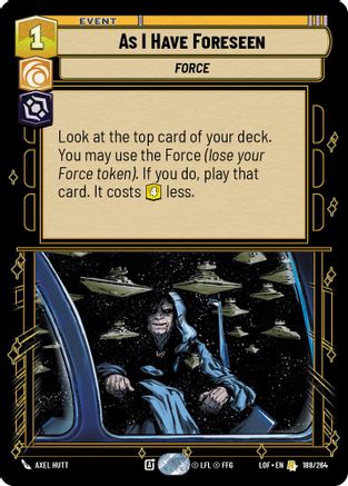As I Have Foreseen - 188/264 - Rare