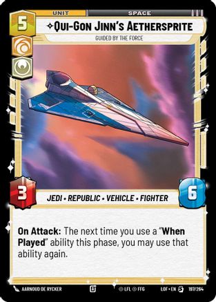 Qui-Gon Jinn's Aethersprite - Guided by the Force - 197/264 - Special