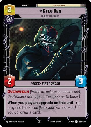 Kylo Ren - I Know Your Story - 229/264 - Uncommon