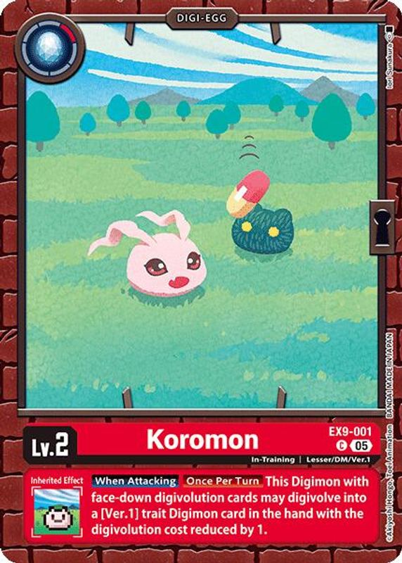 Koromon - EX9-001 - Common
