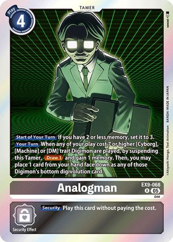 Analogman - EX9-068 - Rare