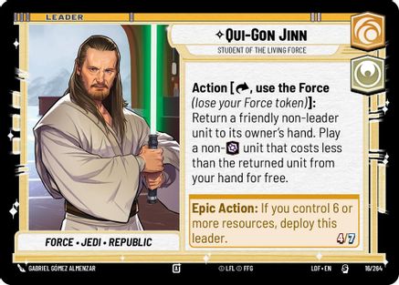 Qui-Gon Jinn - Student of the Living Force - 016/264 - Special