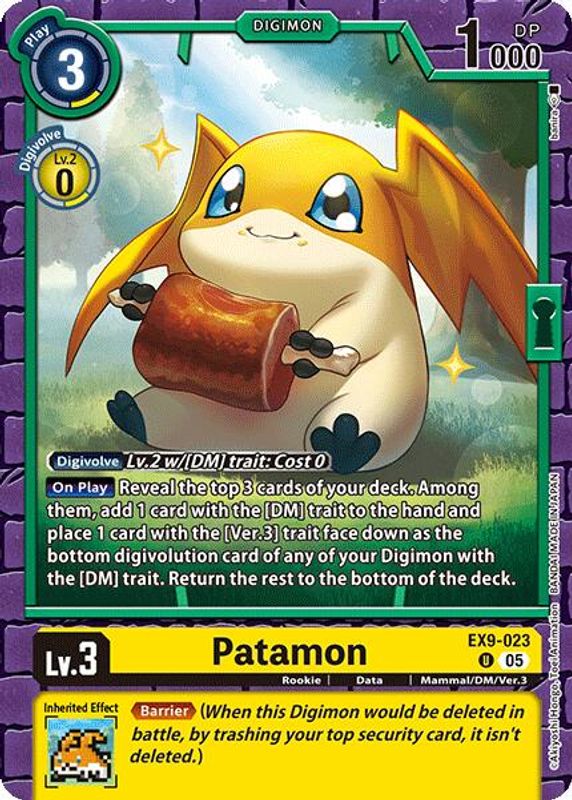 Patamon - EX9-023 - Uncommon