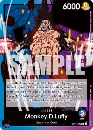Monkey.D.Luffy (040) - OP11-040 - Leader