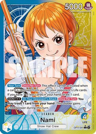401 Games Canada - Nami (041) (Alternate Art) - OP11-041 - Leader