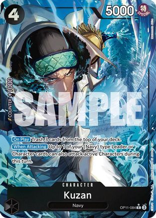 Kuzan (Alternate Art) - OP11-084 - Rare