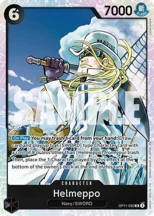 Helmeppo - OP11-092 - Super Rare