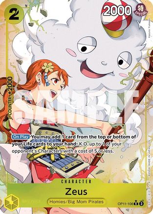 Zeus (Alternate Art) - OP11-106 - Rare