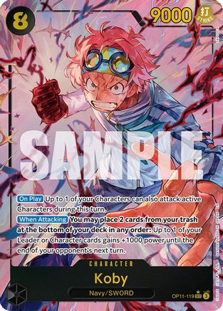 Koby (119) (Alternate Art) - OP11-119 - Secret Rare