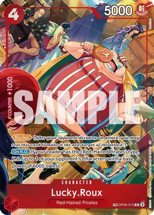 Lucky.Roux (Treasure Rare) - OP09-015 - Rare