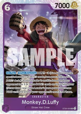 Monkey.D.Luffy (ST26-005) - ST26-005 - Super Rare