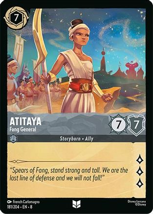 Atitaya (Fang General) - 181/204 - Uncommon