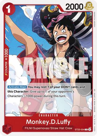 Monkey.D.Luffy - ST23-004 - Common