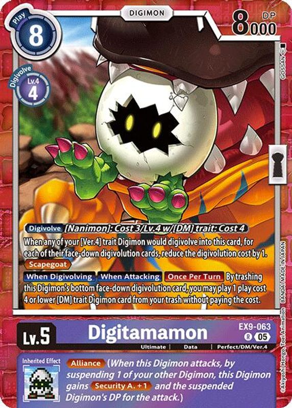Digitamamon - EX9-063 - Rare