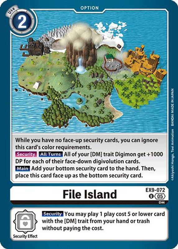 File Island - EX9-072 - Uncommon